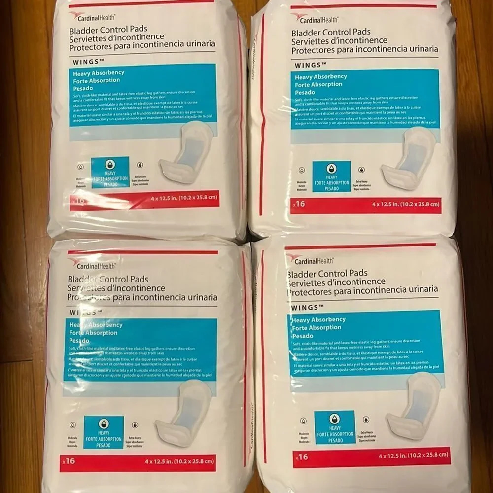 Cardinal Health Bladder Control Pads Heavy Absorbency 4pk